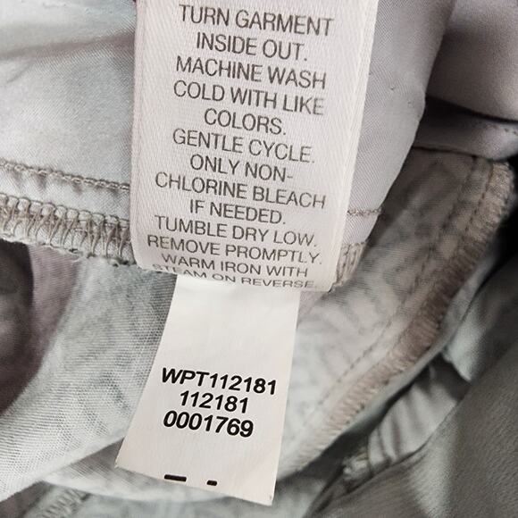 J. Jill Womens Essential Slim Ankle Pants Stretch Pull On Zinc Gray Black Size 4 - Picture 11 of 12